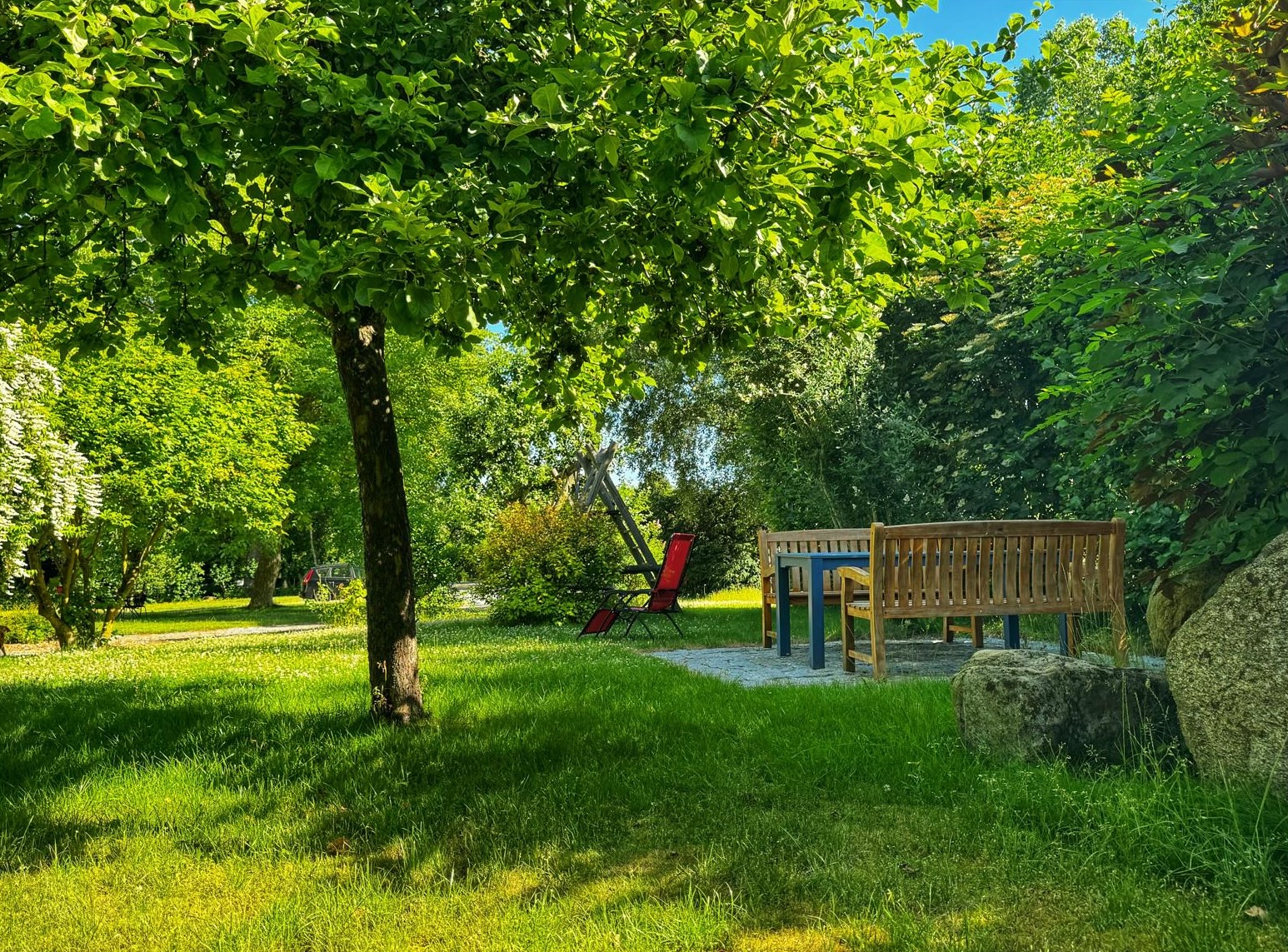 Sitzecke im Garten