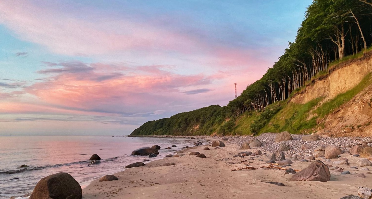 Strandpromenade am Abend
